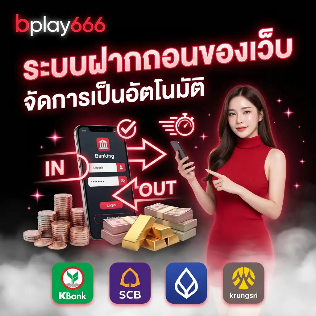 ระบบฝากถอนของ bplay666 จัดการเป็นอัตโนมัติ